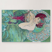 Emerald (Vier Juwelen), Alphonse Mucha Puzzle (Horizontal)