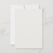 Emerald Vine Wedding RSVP Karte (Rückseite)