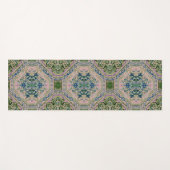 Emerald Vintage Teppichdruck Yogamatte (Vorderseite (Horizontal))