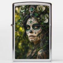 Emerald-Wald-Calavera – Grüne Botanik