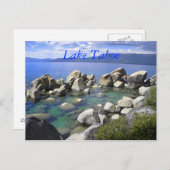 Emerald Waters Lake Tahoe Postcard Postkarte (Vorne/Hinten)