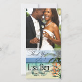 Emerald Waters Tropical Beach Danke Foto (Vorderseite)