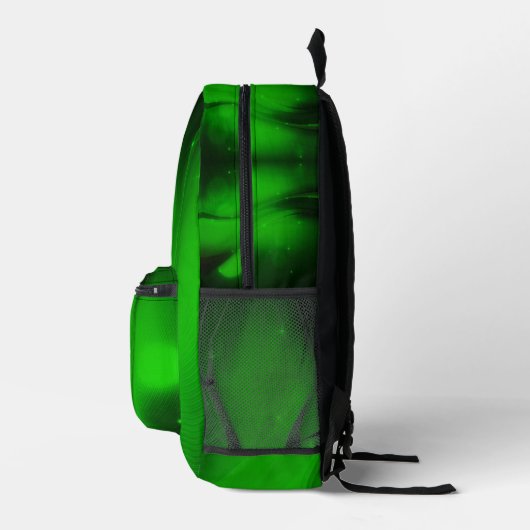 Emerald Wave Bedruckter Rucksack (Rechts)