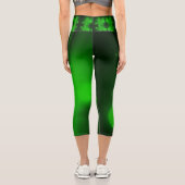 Emerald Wave Capri Leggings (Rückseite)