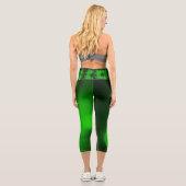 Emerald Wave Capri Leggings (Rückseite)