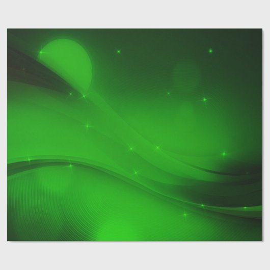 Emerald Wave Geschenkpapier (Flach)