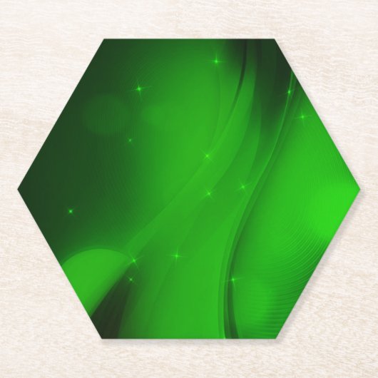 Emerald Wave Untersetzer (Vorderseite)