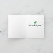 Emerald Wedding Anniversary Card Karte (Innenseite)