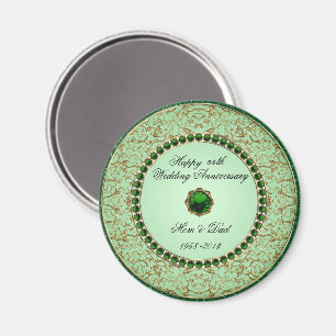 Emerald Wedding Anniversary Magnet