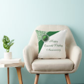 Emerald Wedding Anniversary Throw Kissen (Stuhl )