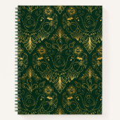 Emerald Whimsigothic Notizblock (Vorderseite)