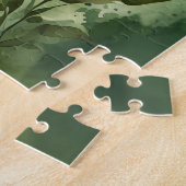 Emerald Whispers Portrait einer Frau Puzzle (Seite)