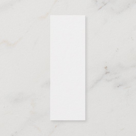 Emerald + White Custom Calling Card Telefonnummerkarte (Rückseite)