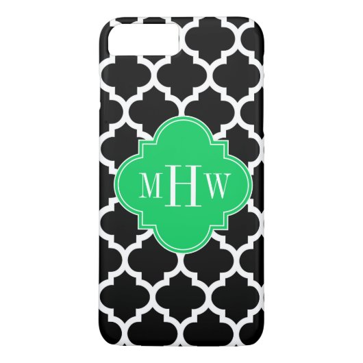 Emerald Whmarokkanisch #5 Navy Name Monogram Case-Mate iPhone Hülle (Rückseite)
