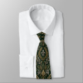 Emerald Winter Barock Luxus-Hochzeit Krawatte (Gebunden)