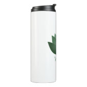 Emerald Yoga Lotus Blume Thermosbecher (Nach links gedreht)