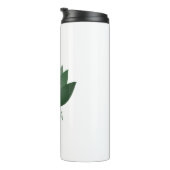 Emerald Yoga Lotus Blume Thermosbecher (Nach rechts gedreht)