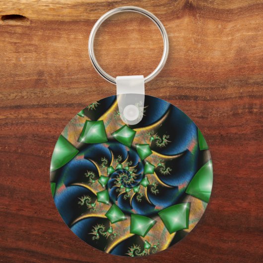 emeralds_on_satin schlüsselanhänger (Vorderseite)