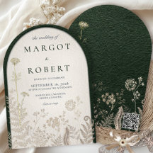 Emeraldwald- und Elfenbeinspitze-Torbogen-Hochzeit