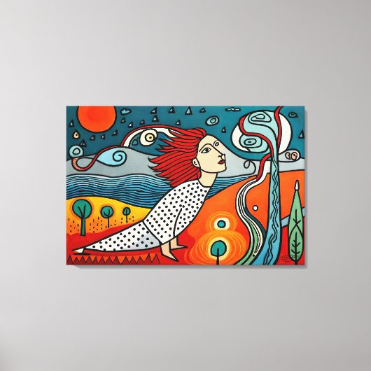 Emergence of Humans Leinwanddruck (Vorderseite)