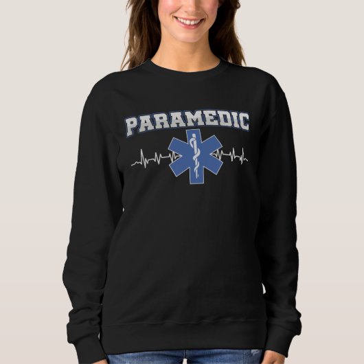 Emergency Assistant Paramedic Emergency Service Sweatshirt (Vorderseite)