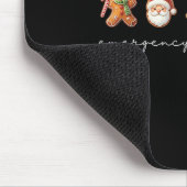 Emergency Department Christmas Ed Tech Nurse Merry Mousepad (Ecke)