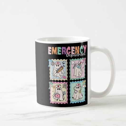 Emergency Department Funny Er Nurse Halloween Soky Kaffeetasse (Rechts)