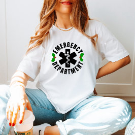 Emergency Department Holiday Heroes T Shirt