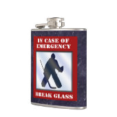 Emergency Hockey Goalie Hip Flask Flachmann (Links)