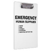 Emergency Human Supplies Klemmbrett (Rechts)