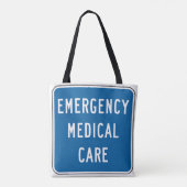 Emergency Medical Care Road Sign Tasche (Rückseite)