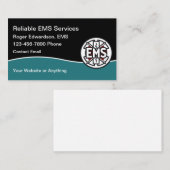 Emergency Medical Services Driver Visitenkarte (Vorne/Hinten)