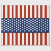 Emergency Medical Worker Tribute USA Flag - EMT EM Geschenkpapier (Flach)