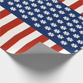 Emergency Medical Worker Tribute USA Flag - EMT EM Geschenkpapier (Ecke)
