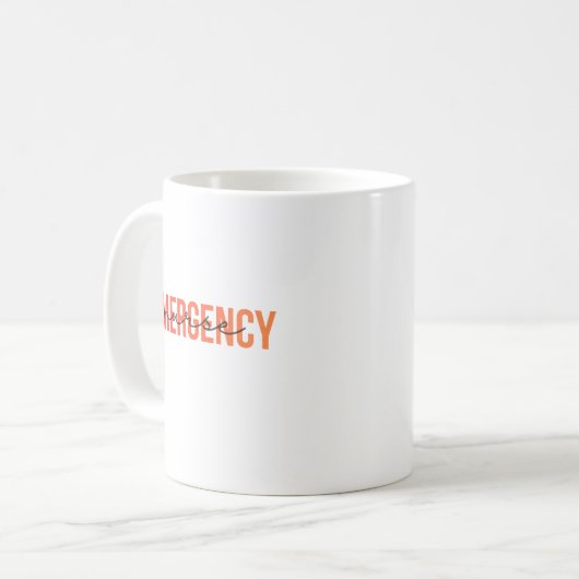 Emergency Nurse Kaffeetasse (Vorderseite Links)