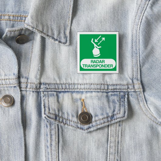 Emergency Radar Transponder Safety Sign Button (Beispiel)