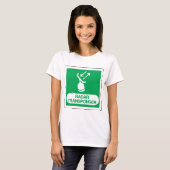 Emergency Radar Transponder Safety Sign T-Shirt (Vorne ganz)