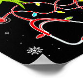 Emergency Room Christmas Er Crew Nurse Xmas Holida Poster (Ecke)