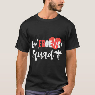 Emergency Squad ER Room Hospital für EMT Studieren T-Shirt