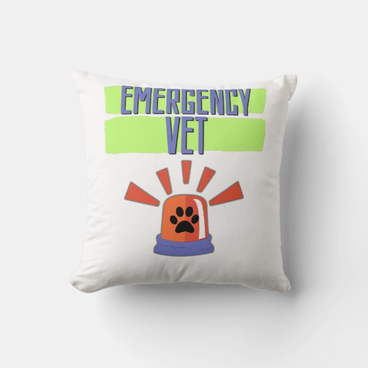 Emergency Vet – Veterinary Emergency Design Kissen (Vorderseite)