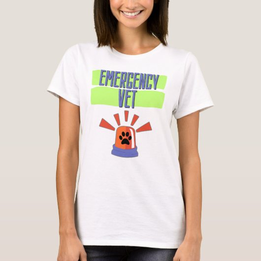 Emergency Vet – Veterinary Emergency Design T-Shirt (Vorderseite)