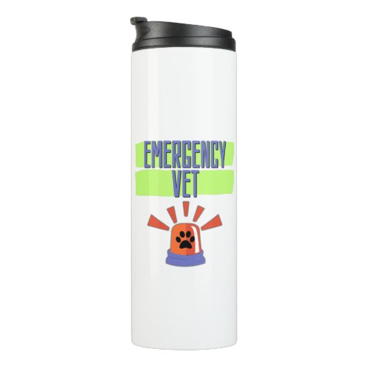 Emergency Vet – Veterinary Emergency Design Thermosbecher (Nach rechts gedreht)