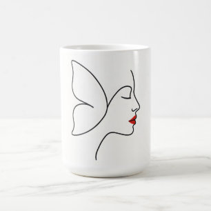 Emerging Flügel - verstecktes Schmetterlingsheilpo Kaffeetasse