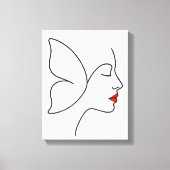 Emerging Flügel - verstecktes Schmetterlingsheilpo Leinwanddruck (Vorderseite)