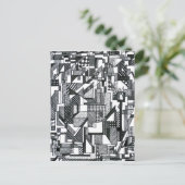 Emerging Geometry Postkarte (Stehend Vorderseite)