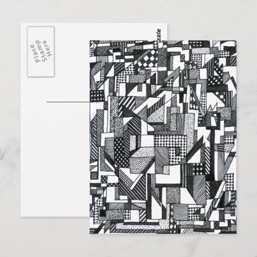 Emerging Geometry Postkarte (Vorne/Hinten)