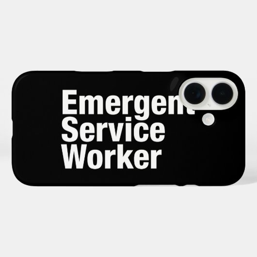 Emerging Service Worker Case-Mate iPhone Hülle (Rückseite (Horizontal))