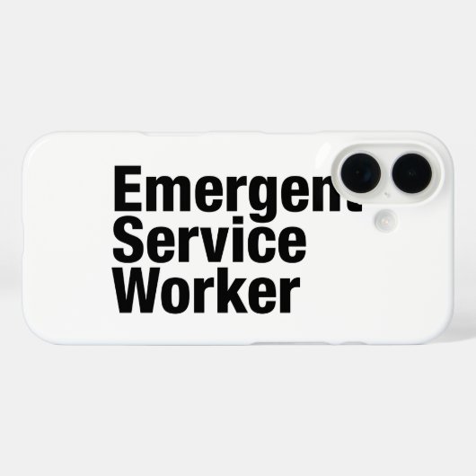 Emerging Service Worker Case-Mate iPhone Hülle (Rückseite (Horizontal))
