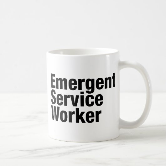 Emerging Service Worker Kaffeetasse (Rechts)