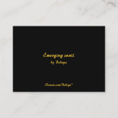 Emerging Snail ATC Visitenkarte (Rückseite)